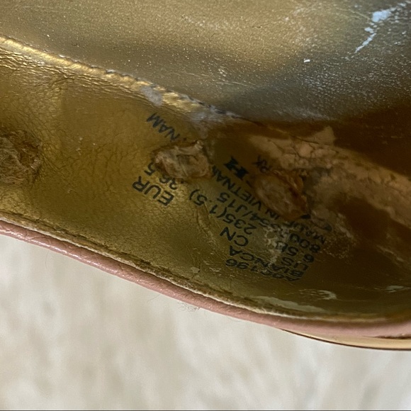 COACH light pink leather Bianca flats 6.5 - Picture 12 of 13